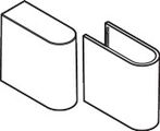 Hansgrohe Unica C Abdeckung Wandstange Unica'C, Farbe silberfarben Bild 2