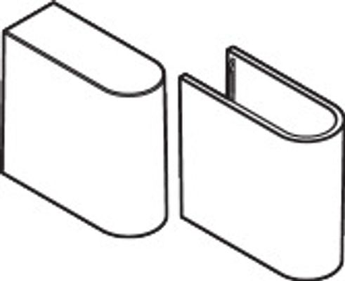 Hansgrohe Abdeckung Wandstange Unica'C, Farbe silberfarben Bild 2