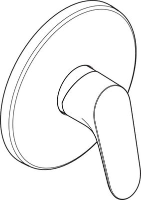 Hansgrohe Farbset Focus verchromt, für Einhand-Unterputz-Brausebatterie, 150 mm, Farbe chrom Bild 4