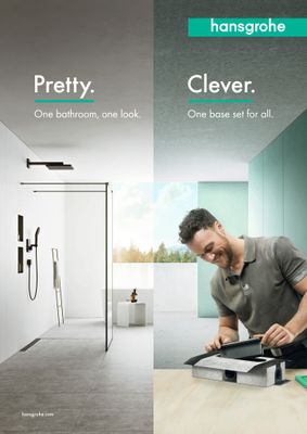 Hansgrohe uBox Grundkörper universal für Duschrinne Ablaufgehaeuse, für Standardinstallation, 87 x 343 x 139 mm Bild 6