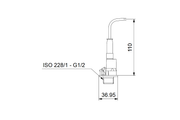 Grundfos Drucktransmitter Drucksensor RPI+T2 0-16, 0 - 16 bar, 1/2", 0 - 10 V Bild 3