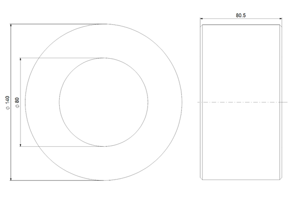 Grundfos Adapterkit KIT A 80 / 82,5, DN 80, Höhe = 2 x 82,5 mm, 82 mm Bild 3