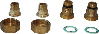 Grundfos Löt / Gewinde Anschlussgarnitur 1/2" AG x 15 mm / 1/2" AG, für COMFORT Bild 1