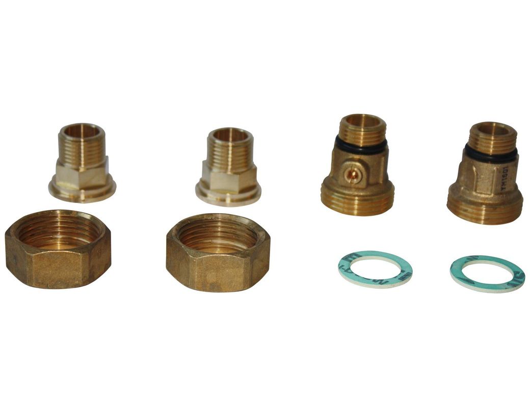 Grundfos Löt / Gewinde Anschlussgarnitur 1/2" AG x 15 mm / 1/2" AG, für COMFORT Bild 1