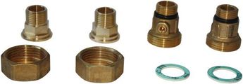 Grundfos Löt / Gewinde Anschlussgarnitur 1/2" AG x 15 mm / 1/2" AG, für COMFORT Bild 2