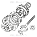 Otto Haas Innenteil komplett für DAL Druckspüler 505.02.200, 08.20.3400 Bild 3