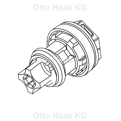 Otto Haas Kolben komplett, für DAL Druckspüler 577.02/577.92, 05.03.2000 Bild 3