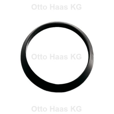 Otto Haas Keildichtung für Siphon-Tauchrohre 1 1/4", Kunststoff-, 38 x 32 x 7 mm, Farbe schwarz Bild 2