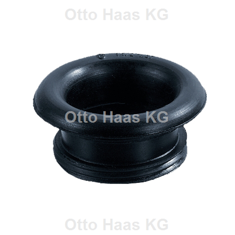 Otto Haas Ablaufverbinder Weich-PVC 1 1/, 4" x 32 mm, Farbe schwarz Bild 1