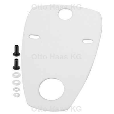 Otto Haas Schallschutzset, für Urinal, Farbe weiß Bild 2