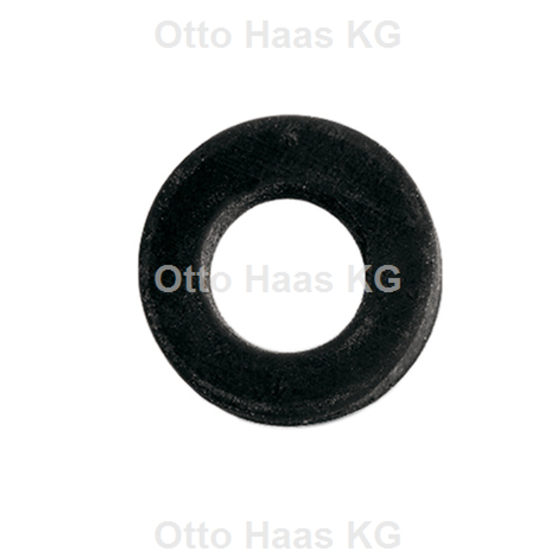 Otto Haas Gummi-Siphon-Dichtung 40 mm 1 1/2", mit Einlage, Farbe schwarz Bild 1
