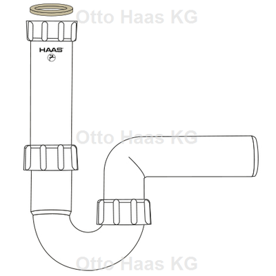 Otto Haas OHA-Press Flachdichtung, für Siphonverschraubung 1 1/4", 39 x 30 x 1,8 mm Bild 3