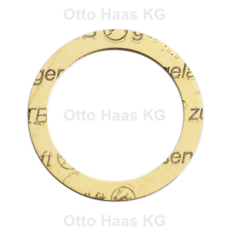 Otto Haas OHA-Press Flachdichtung, für Siphonverschraubung 1 1/4", 39 x 30 x 1,8 mm Bild 1