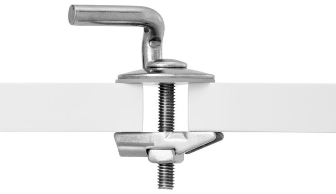 Hamberger Steckscharnier D4002G, Farbe silberfarben Bild 3
