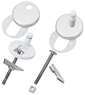 Hamberger SoftClose Scharnier Klappdübel Befestigung von obenben, C5802G, Nylon mit Edelstahlkappe Bild 3