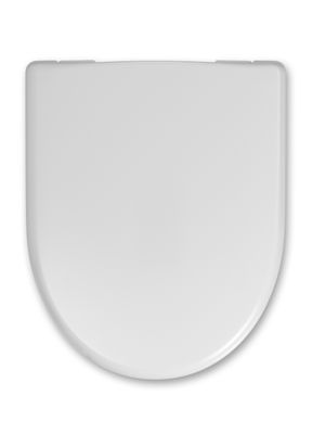 Hamberger Nr.1 WC-Sitz mit TakeOff, Semi WrapOver, Edelstahl-Scharnier, Befestigung von oben, 367 mm, Farbe weiß Bild 5