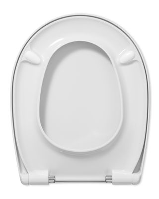 Hamberger WC-Sitz Passat, Edelstahl-Scharniere, Absenkautomatik, Bef. v.u, abnehmbar, 440 x 372 mm, Farbe weiß Bild 2
