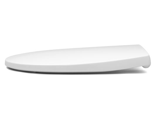 Hamberger WC-Sitz Passat, Edelstahl-Scharniere, Absenkautomatik, Bef. v.u, abnehmbar, 440 x 372 mm, Farbe weiß Bild 4