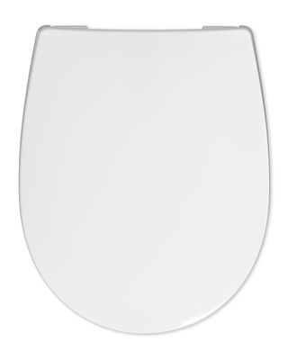 Hamberger WC-Sitz Passat, Edelstahl-Scharniere, Absenkautomatik, Bef. v.u, abnehmbar, 440 x 372 mm, Farbe weiß Bild 5