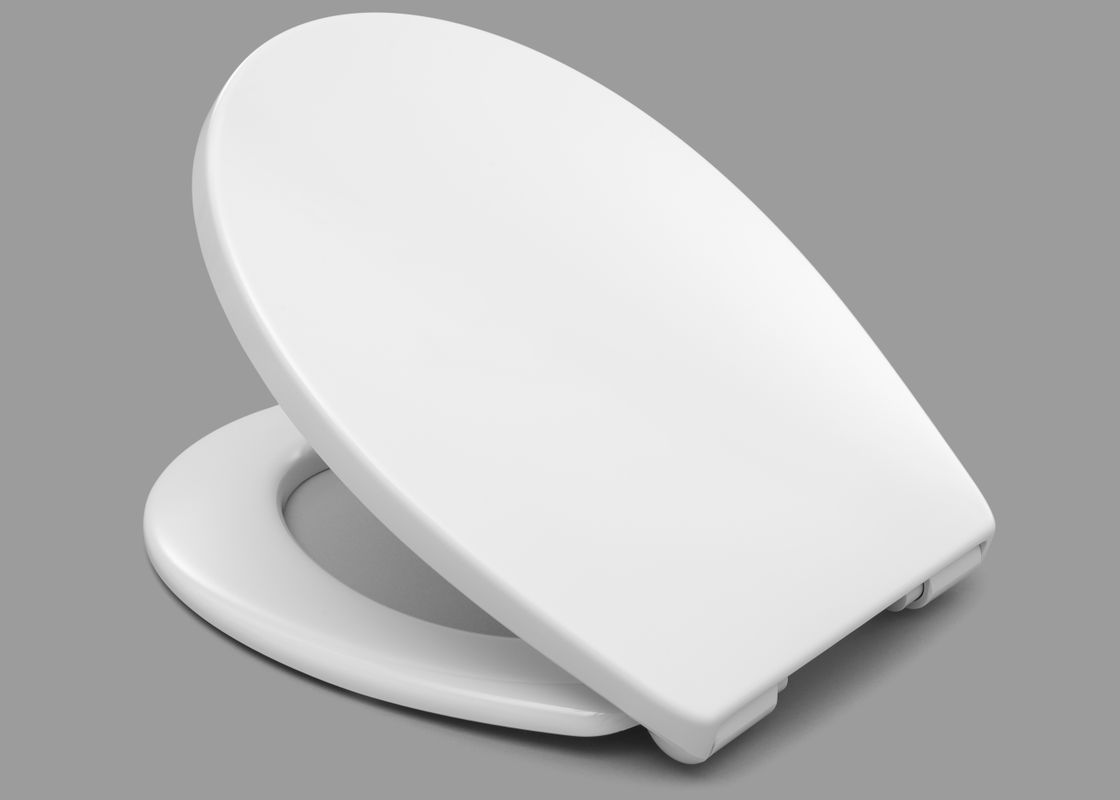 Hamberger WC-Sitz Pallas, Edelstahl-Scharniere, Absenkautomatik, Bef. v.u, abnehmbar, 436 x 362 mm, Farbe weiß Bild 1