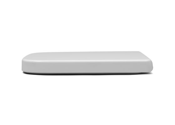 Hamberger WC-Sitz, Softclose u.TakeOff, WrapOver, Edelstahl-Scharnier, Befestigung von oben, 423 x 361 mm, Farbe weiß Bild 4