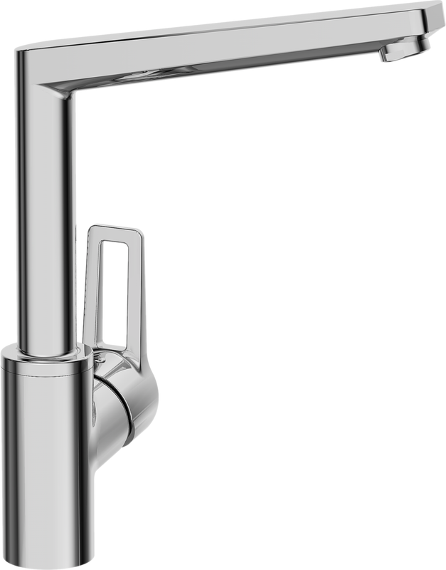 Hansa HA EHM Küchenarm. HANSATWIST 0920 Bügelh. Ausld. 193 mm chr, DN 15, Farbe chrom Bild 1
