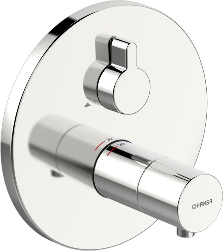 Hansa Fertigmontageset für Einhand-UP-Brause- Thrmostat-Batterie, Hansavarox, Farbe chrom Bild 1