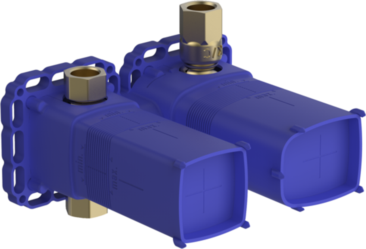 Hansa Matrix UP-Einbaukörper 1/2", für Thermostat-Batterie, 65 mm Bild 1