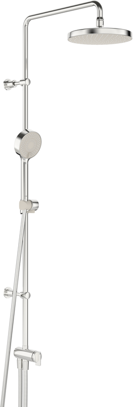 Hansa Duschsystem HANSABASICJET mit Handbrause 3-strahlig, Kopfbrause, rund, 407 mm, Farbe chrom Bild 1