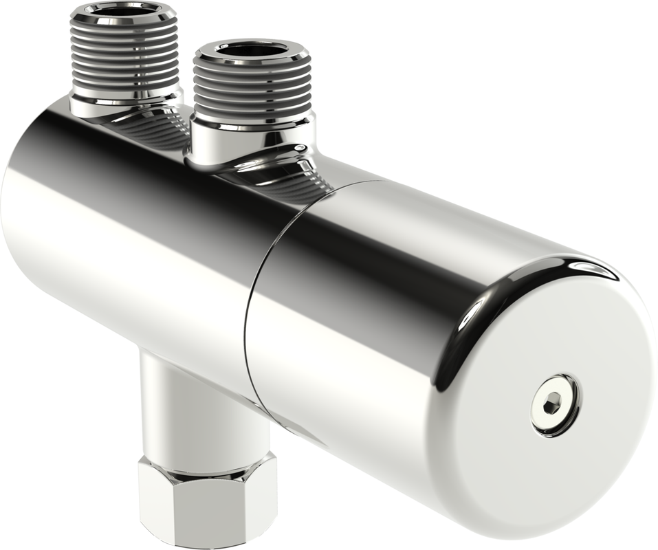 Hansa Minimat Sicherheits-Thermostat- Vormischer, ohne AnschlussGarnitur, Farbe chrom Bild 1