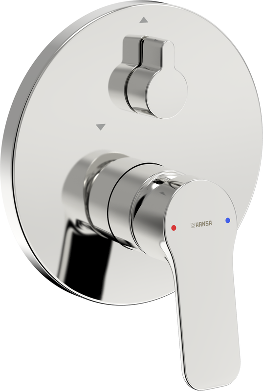 Hansa HA EHM FM-Set für Wafü / Br. HANSABASIC 8055 Ros. rund chr, Farbe chrom Bild 1