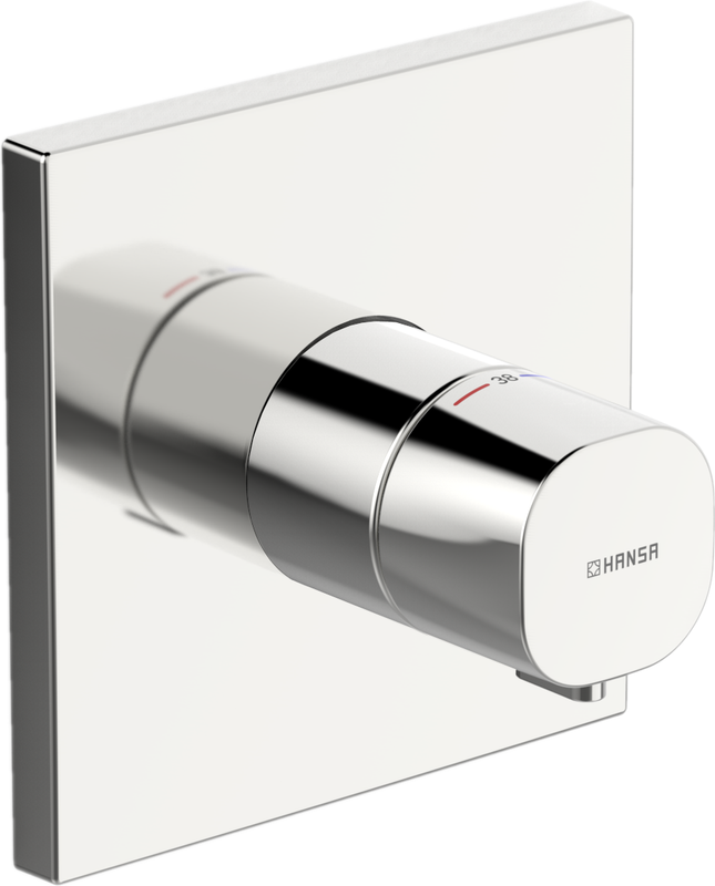 Hansa Funktionseinheit BLUEBOX Hansaliving für UP-Zentralthermostat, 150 x 150 mm, Farbe chrom Bild 1