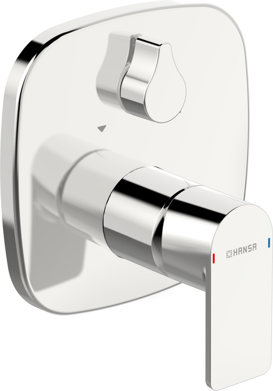 Hansa Funktionseinheit BLUEBOX Hansastela für Einhand-Unterputz-Badebatterie, mit IS, 154 x 154 mm, Farbe chrom Bild 1