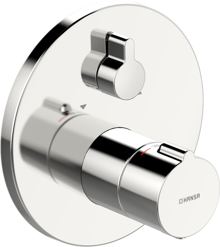 Hansa Fertigset BLUEBOX Hansahome, für UP-Wannenthermostat, mit IS, 170 mm, Farbe chrom Bild 1