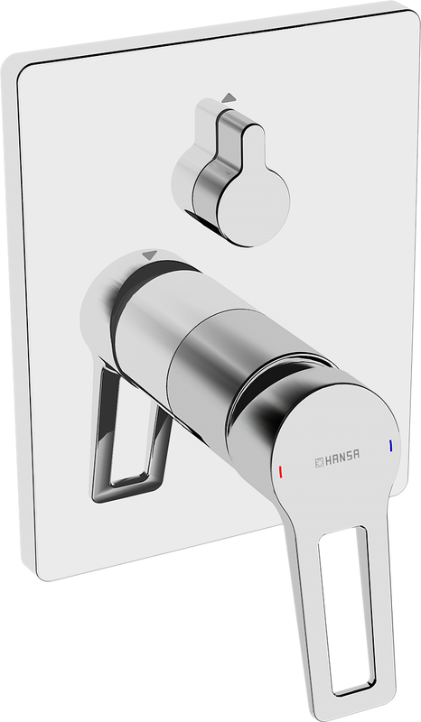 Hansa Funktionseinheit BLUEBOX Hansatwist für Einhand-Unterputz-Badebatterie, mit IS, 185 x 150 mm, Farbe chrom Bild 1