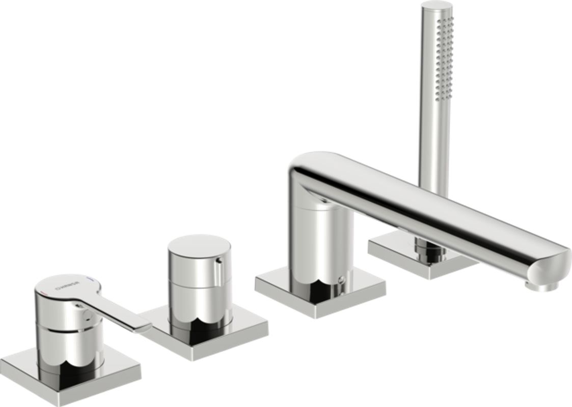 Hansa HA EHM FM-Set für Wafü / Br. HANSARONDA 0340 Ros. eckig 1-strahlig, 75 x 75 mm Bild 1