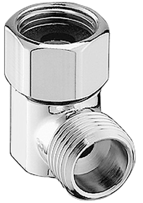 Hansa Brauseschlauch Entleerungsventil 1/2", verchromt, Farbe chrom Bild 2