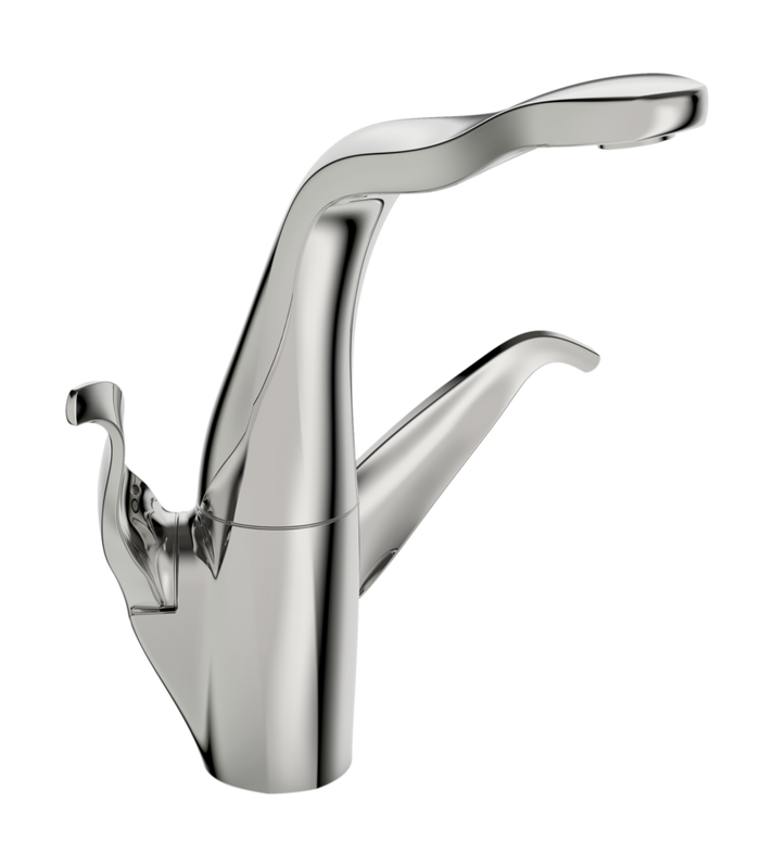 Hansa HA Küchenarm. ALESSI Swan by 0744 Ausld. 181 mm chr, DN 15 Bild 1