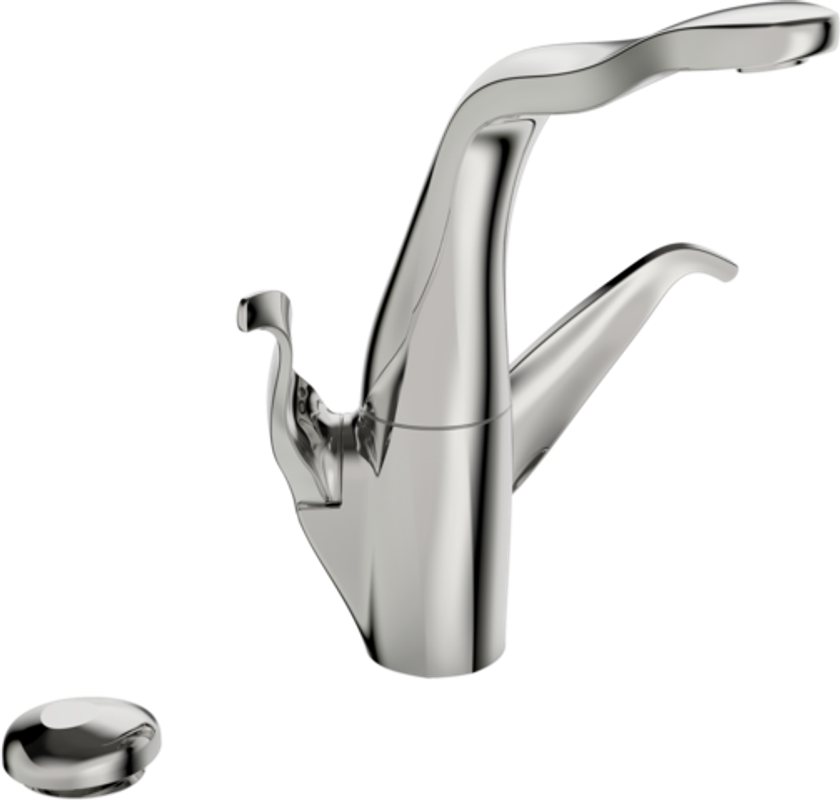 Hansa HA Küchenarm. ALESSI Swan by 0745 230/12 V Ausld. 181 mm chr, DN 15 Bild 1