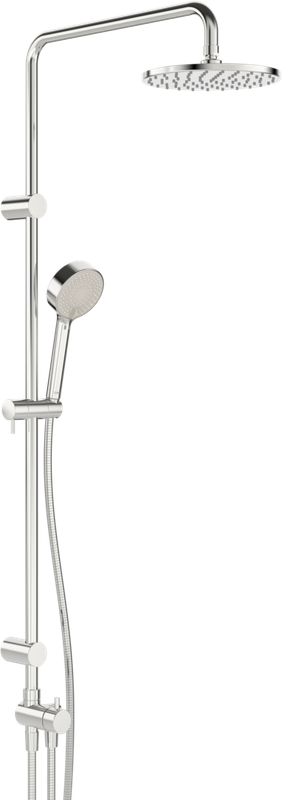 Hansa Duschsystem Hansaviva DN 15, mit Handbrause und Kopfbrause, verchromt, 1110 x 400 mm, Farbe chrom Bild 1