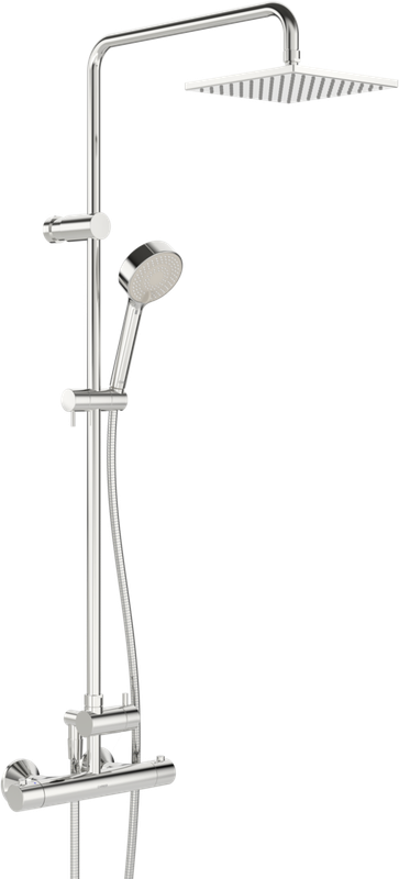 Hansa HA Regenbrause-Duscharm. HANSAUNITA 5814 Kopfbrause quadr. Ausld. 481 mm chr, DN 15 Bild 1