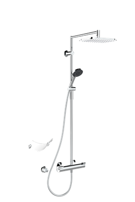 Hansa HA Regenbrause-Duscharmatur HANSAFIT 6515 3-strahlig Ausld. 485 mm chr, DN 15, Farbe chrom Bild 2