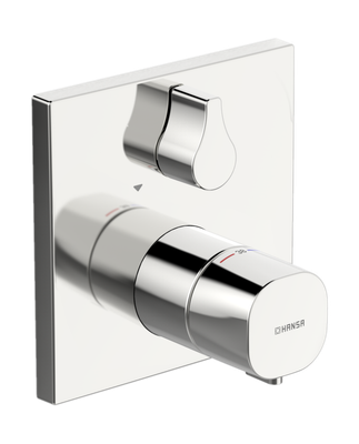 Hansa Funktionseinheit BLUEBOX Hansaliving für UP-Wannanthermostat, mit IS, 150 x 150 mm, Farbe chrom Bild 2