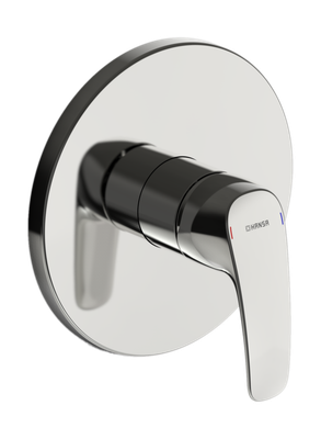Hansa Funktionseinheit Hansapinto, mit Hebel, für Einhand-Unterputz-Brausebatterie, 170 mm, Farbe chrom Bild 2