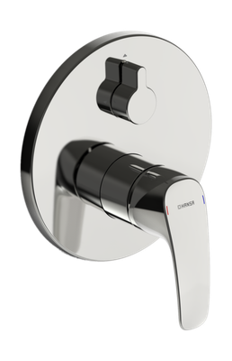 Hansa Funktionseinheit Hansapinto, mit Hebel, f EH-UP-Wannenbatt, mit Sicherungse, chr, 170 mm, Farbe chrom Bild 2