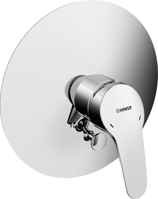 Hansa Einhand-Wannen-Batterie Hansamix Fertigmontageset, für Vario-UPK, 154 x 154 x 138 mm, Farbe chrom Bild 3