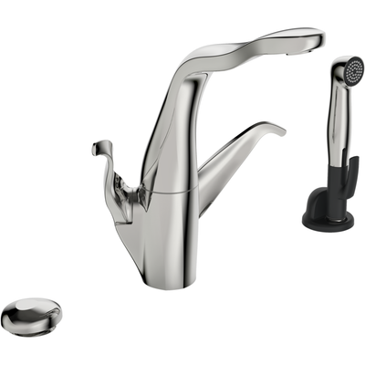 Hansa HA Küchenarm. ALESSI Swan by 0746 230/12 V Ausld. 181 mm chr, DN 15 Bild 4