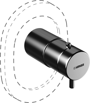 Hansa Umbausatz zu UP-Universal-Einbaukörper HANSAUP auf Thermostat Bild 2