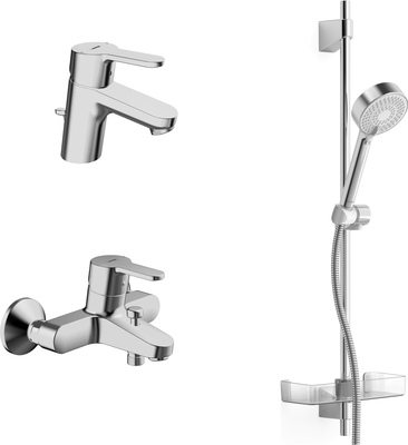 Hansa HA Badezimmer Armaturen Paket HANSAPRIMO 4900 chr, DN 15, Farbe chrom Bild 3