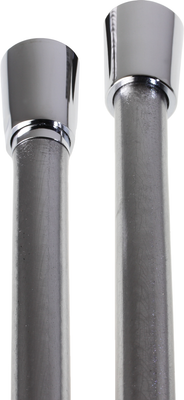Hansa Brauseschlauch Silverjet, 1/, 2" x 1 / 2", 125 cm, verchromt, 1250 mm, Farbe chrom Bild 2